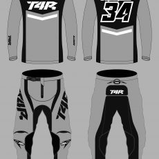 T4R Ignite Grey/Black Kit